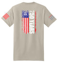 USA 250th Banner (Sand) - T-Shirt
