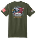 USA 250th American Eagle (Fatigue Green) - T-Shirt