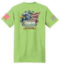 USA 250th American Eagle (Lime) - T-Shirt