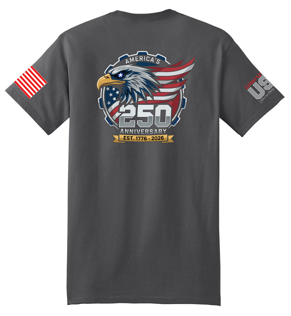 USA 250th American Eagle (Smoke Gray) - T-Shirt