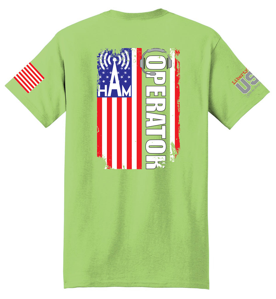 Ham Radio Operator (Lime) - T-Shirt