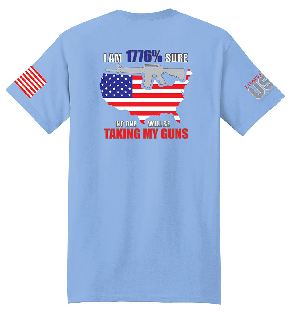 1776% Sure (Light Blue) - T-Shirt