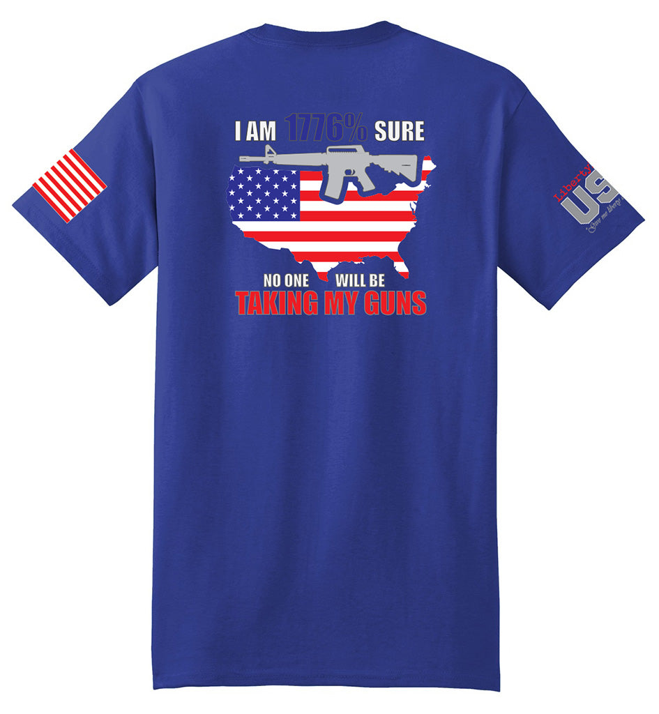 1776% Sure (Royal Blue) - T-Shirt