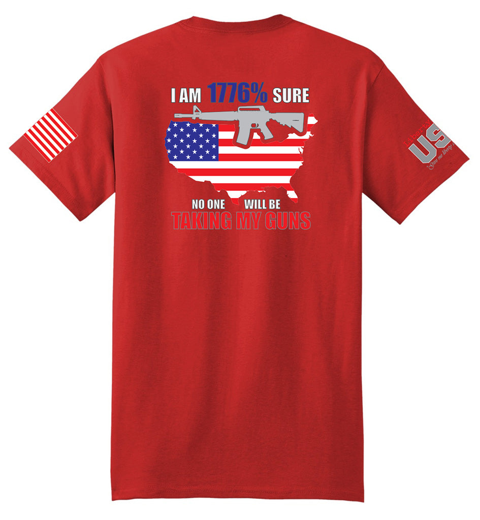 1776% Sure (Red) - T-Shirt