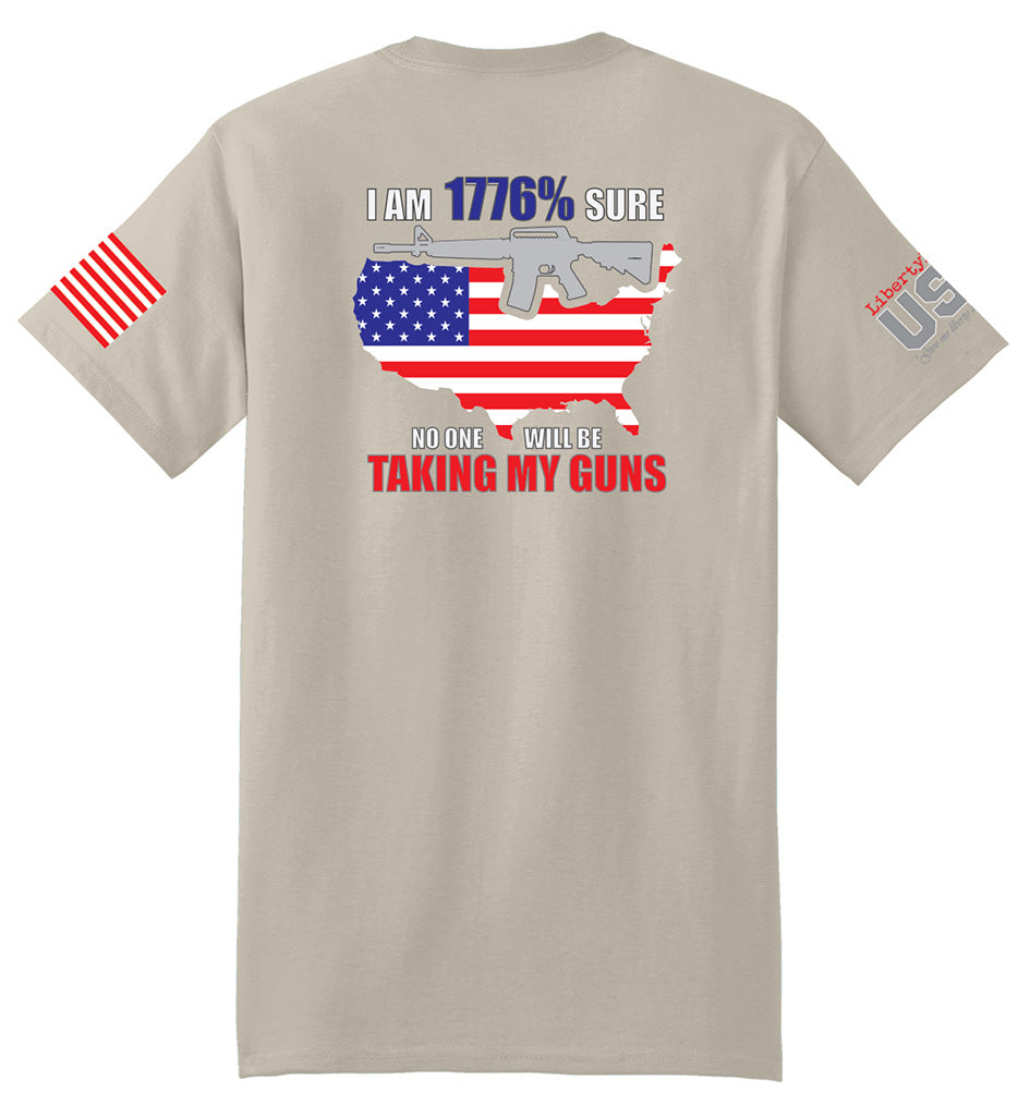 1776% Sure (Sand) - T-Shirt