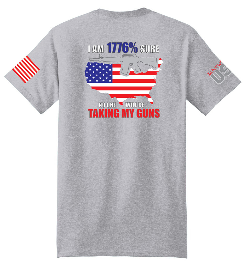 1776% Sure (Steel) - T-Shirt