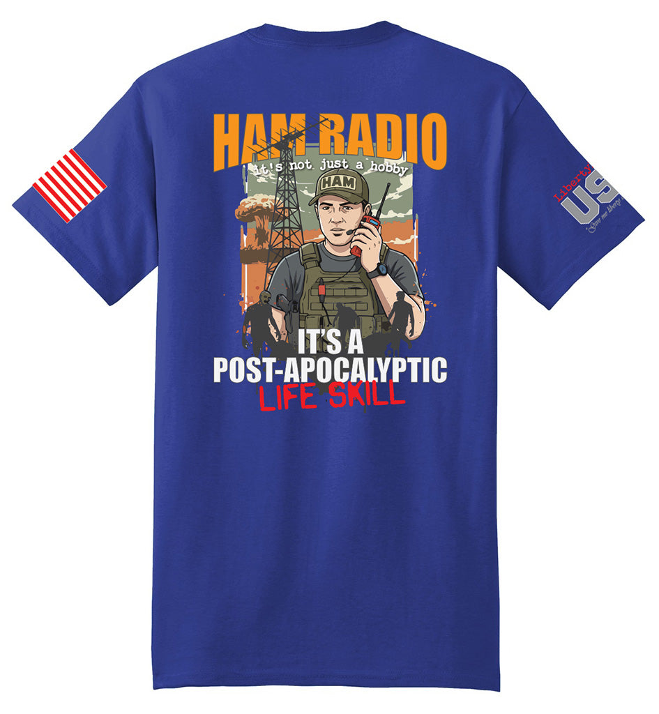 Ham Radio Apocalyptic Skill (Royal Blue) - T-Shirt