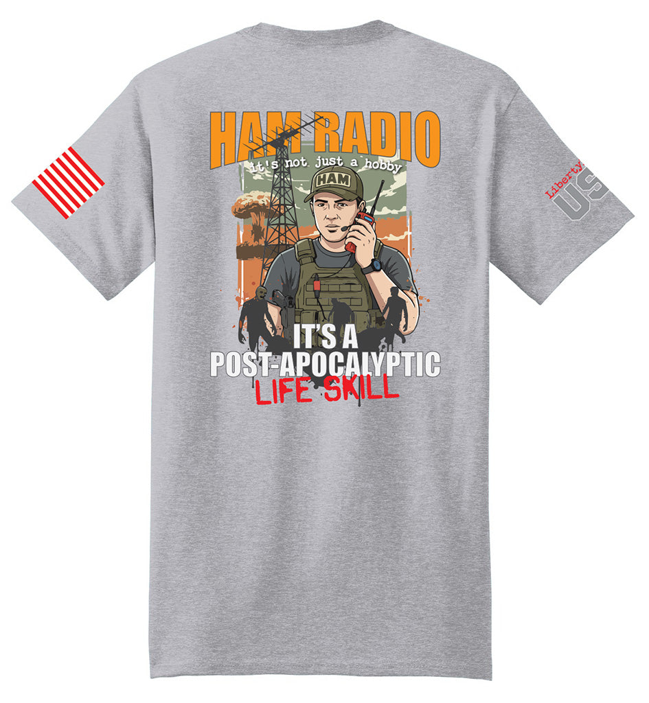 Ham Radio Apocalyptic Skill (Steel) - T-Shirt