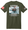 1776 Americans (Fatigue Green) - T-Shirt