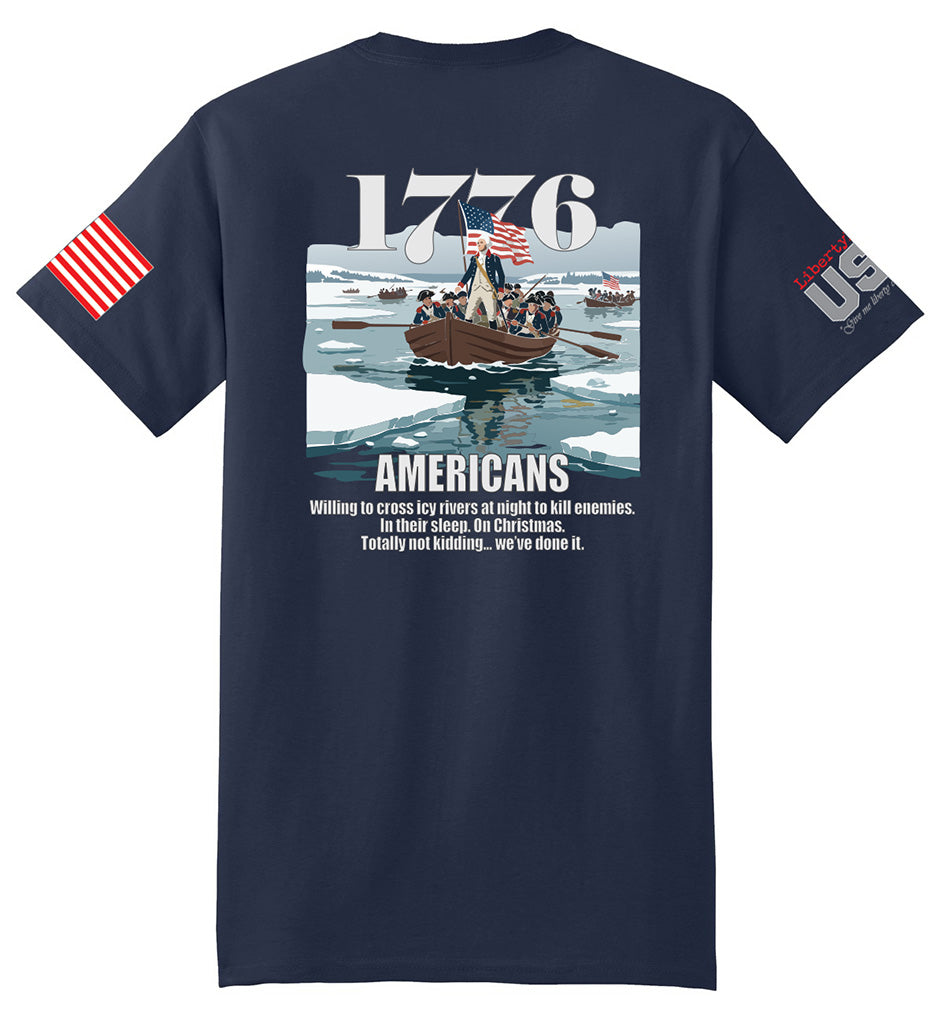 1776 Americans (Navy) - T-Shirt