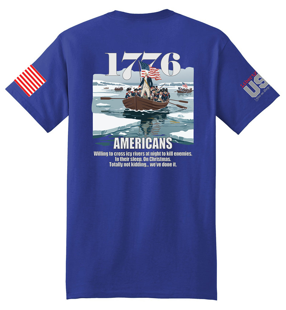1776 Americans (Royal Blue) - T-Shirt