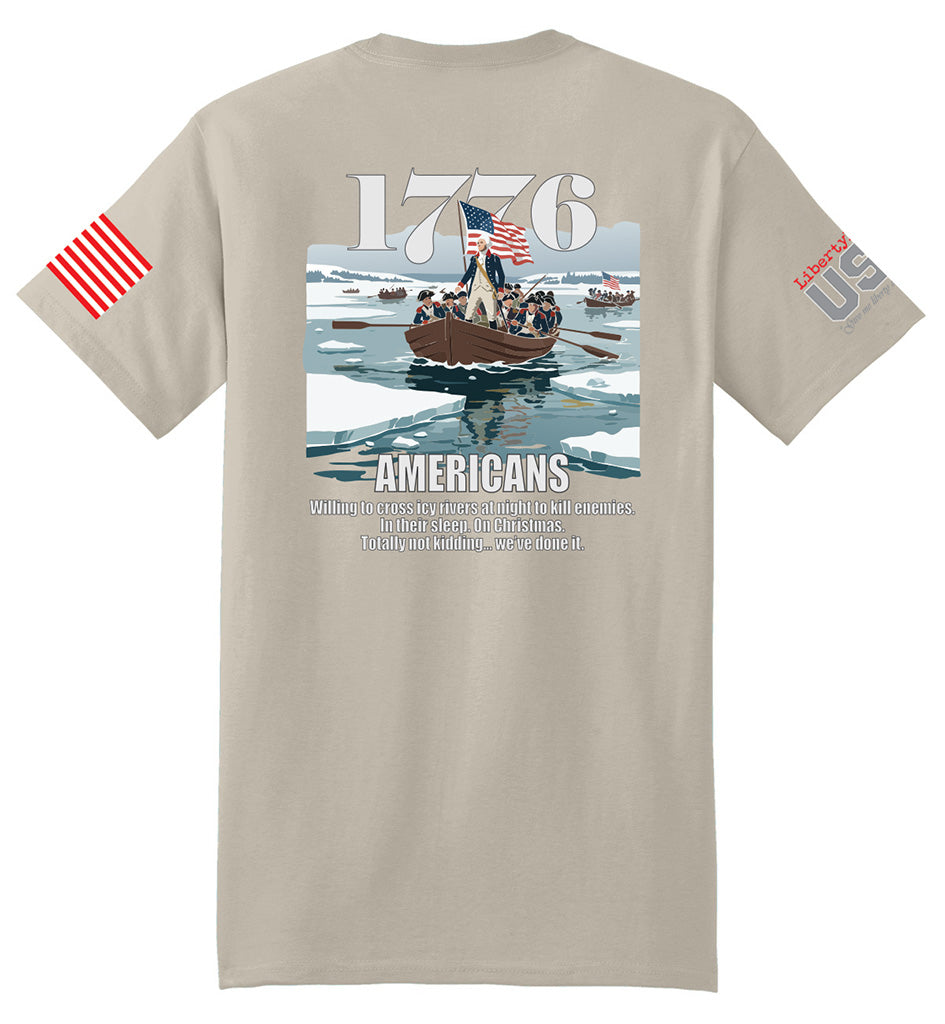 1776 Americans (Sand) - T-Shirt