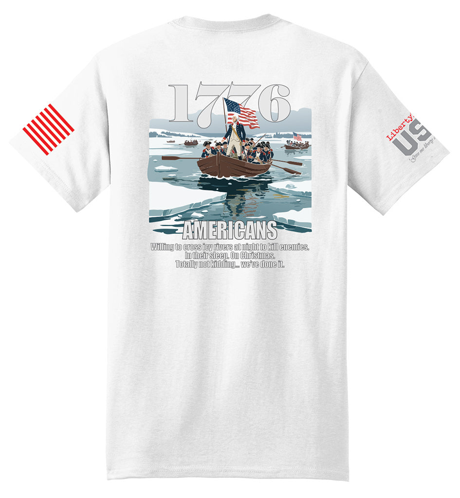 1776 Americans (White) - T-Shirt
