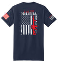 I Am The Militia (Navy) - T-Shirt