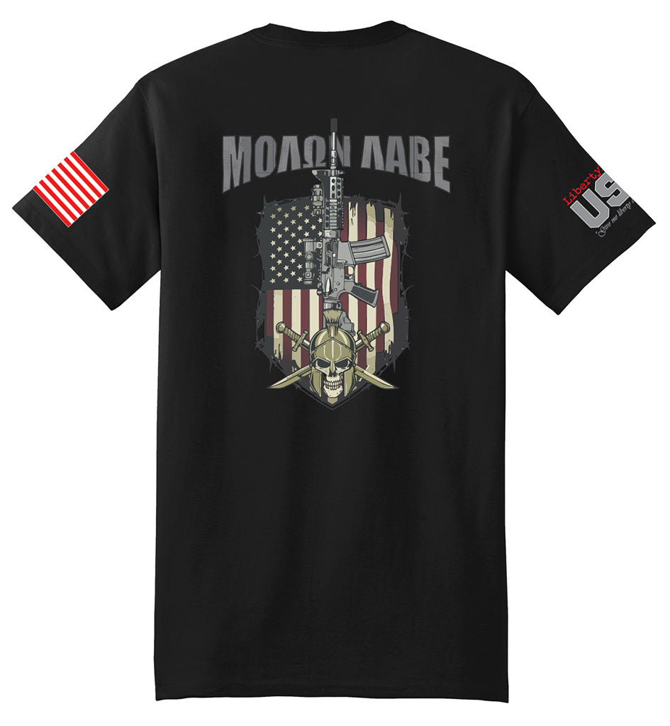 Molon Labe (Black) - T-Shirt