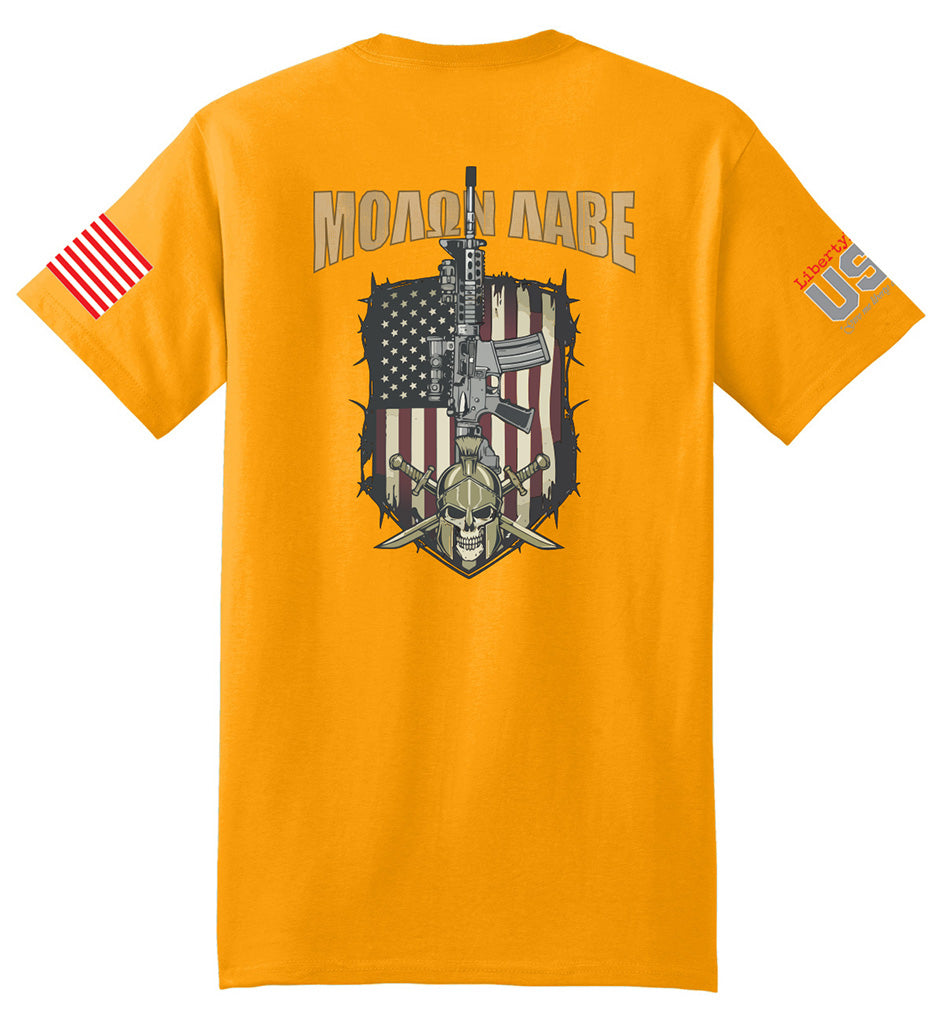 Molon Labe (Gold) - T-Shirt