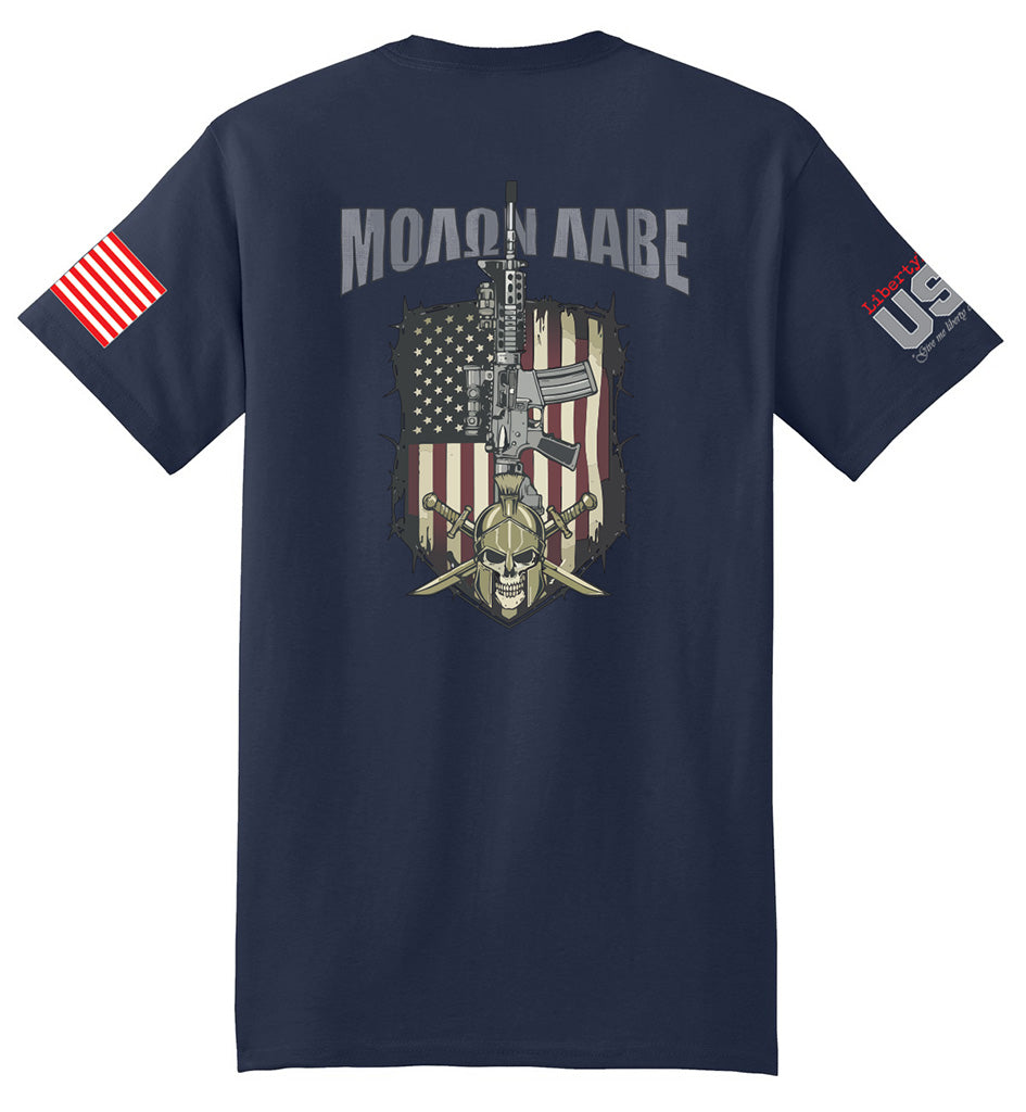 Molon Labe (Navy) - T-Shirt