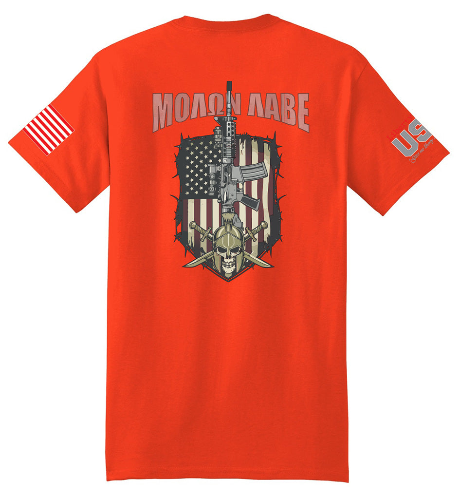 Molon Labe (Orange) - T-Shirt