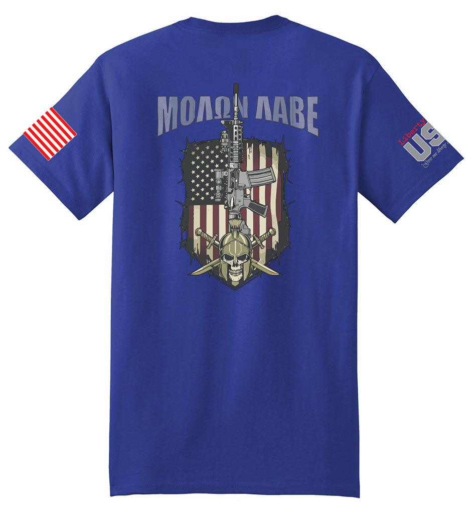Molon Labe (Royal Blue) - T-Shirt