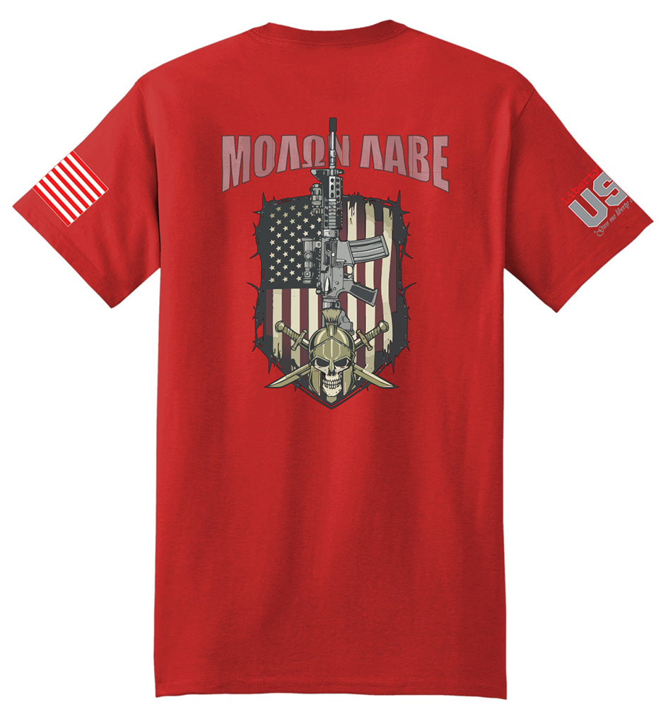 Molon Labe (Red) - T-Shirt