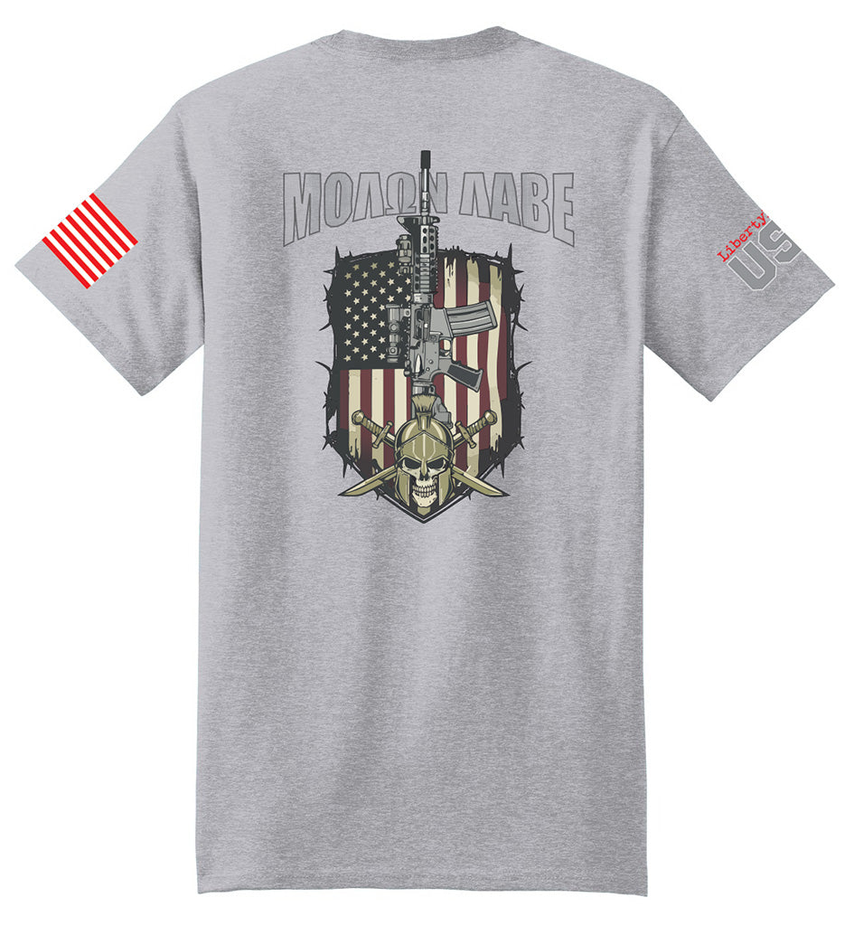 Molon Labe (Steel) - T-Shirt