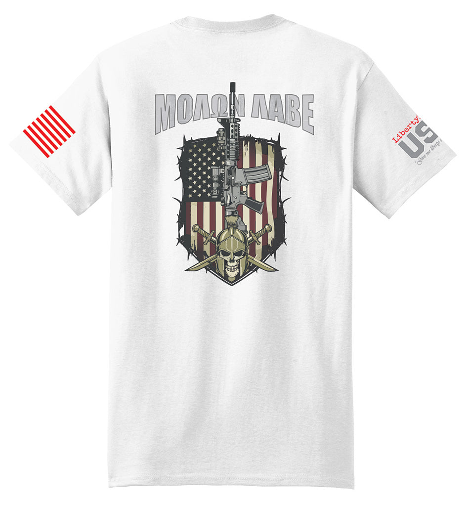 Molon Labe (White) - T-Shirt