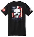 Military Reaper Skull (Black) - T-Shirt