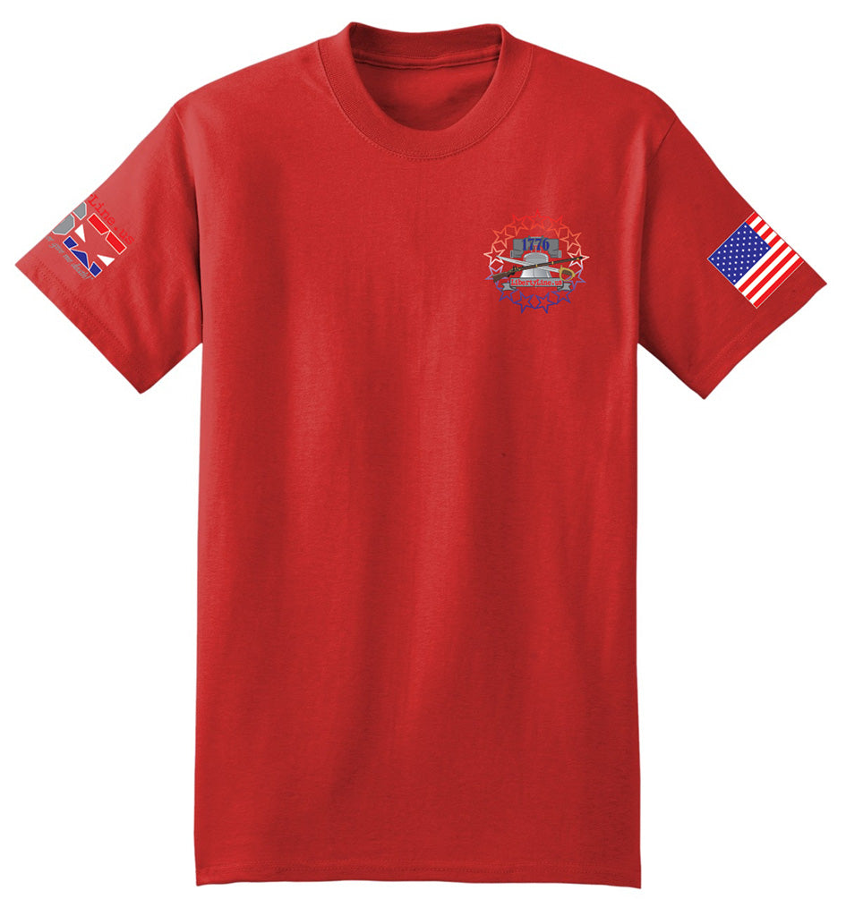 Military Reaper Skull (Red) - T-Shirt