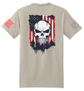 Military Reaper Skull (Sand) - T-Shirt