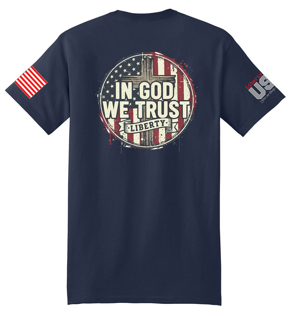 In God We Trust (Navy) - T-Shirt