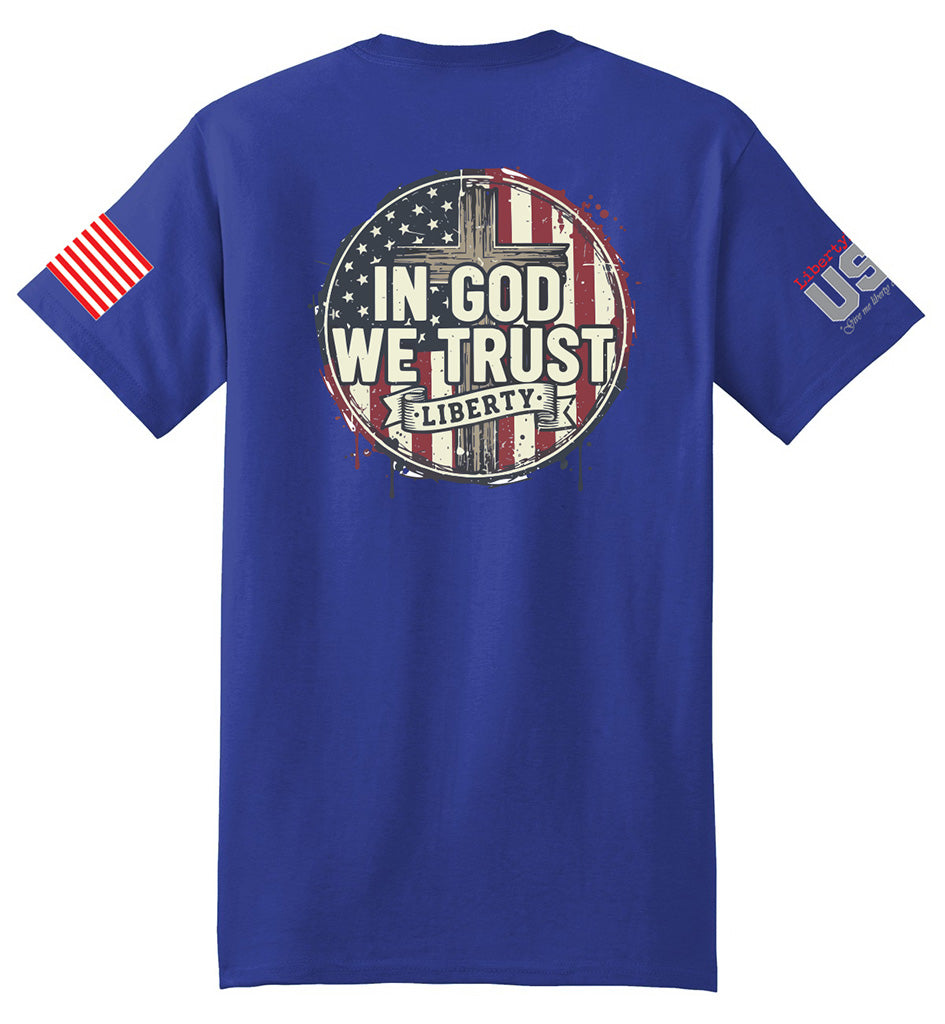 In God We Trust (Royal Blue) - T-Shirt